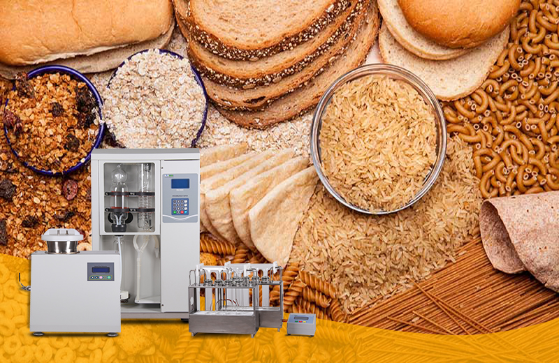 آزمون های آنالیز انواع غلات و نان