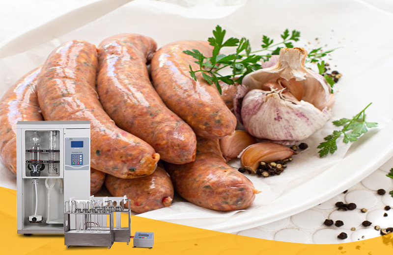 اندازه گیری پروتئین سوسیس با کجلدال سری ASCO